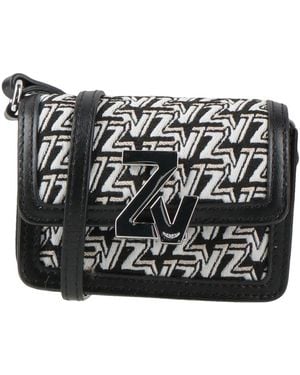 Zadig & Voltaire Cross-Body Bag Leather, Textile Fibres - Black
