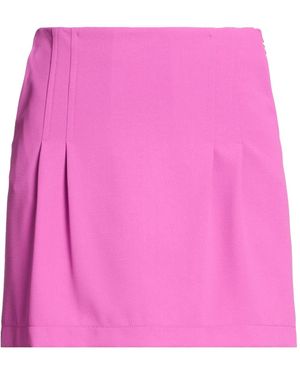 Patrizia Pepe Mini Skirt Polyester - Pink