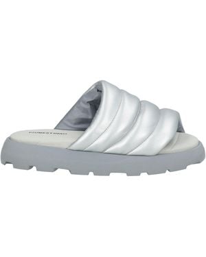 PIUMESTUDIO Sandals Textile Fibers - White