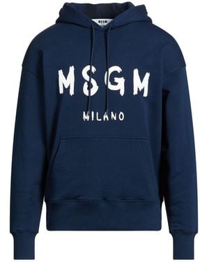 MSGM Sweatshirt Cotton - Blue