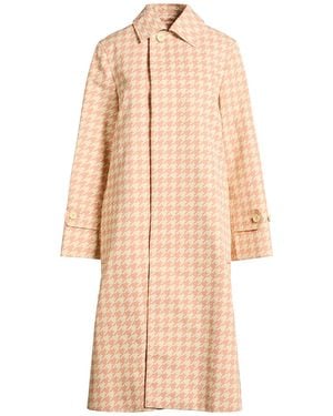 Burberry Overcoat & Trench Coat Polyester - Natural