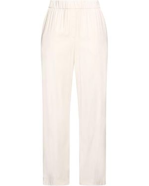 Peserico Pants Virgin Wool, Viscose, Elastane - White