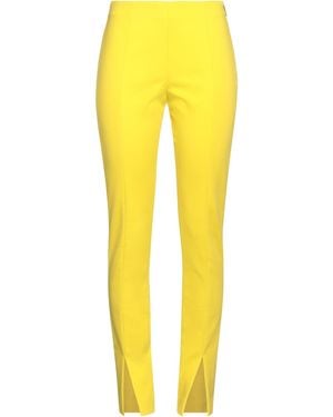 MSGM Pants Cotton, Polyamide, Elastane - Yellow