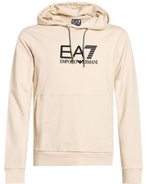 EA7 Sweatshirt Cotton, Elastane - Natural