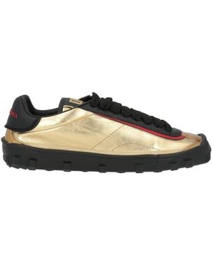 Dolce & Gabbana Trainers Polyester, Calfskin, Polyamide, Elastane - Metallic