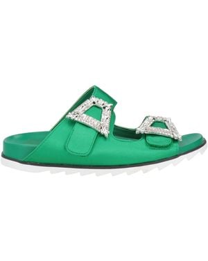 Twenty Four Haitch Sandals Textile Fibers - Green