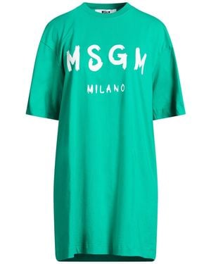 MSGM Mini Dresses - Green