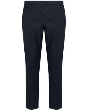 40weft Trousers Cotton, Elastane - Blue