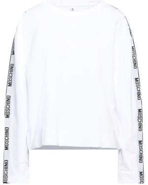 Moschino Sweatshirt Cotton, Elastane - White