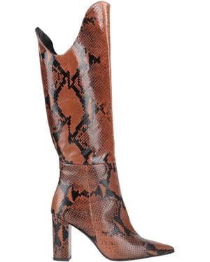 Marc Ellis Camel Boot Textile Fibres - Brown