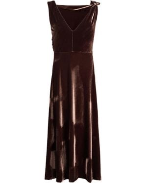 Kontatto Midi Dress Polyester, Elastane - Purple