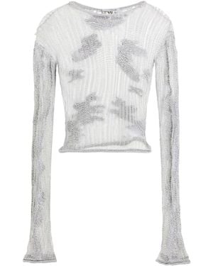 Dondup Sweater Acetate, Viscose, Polyester - White