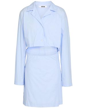 Grifoni Mini Dress Cotton - Blue