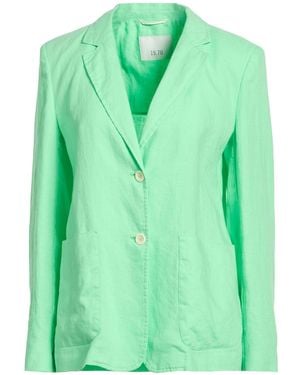 19.70 Nineteen Seventy Light Blazer Linen - Green