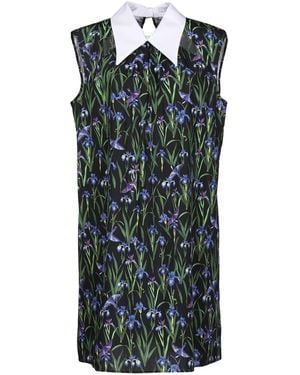 Vivetta Mini Dress Cotton, Elastane - Green