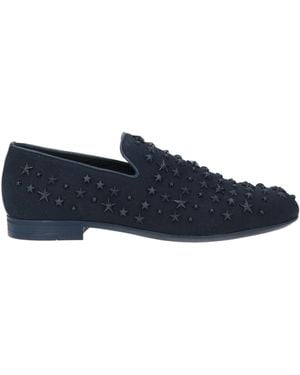 Jimmy Choo Loafers Textile Fibers - Blue