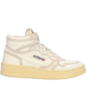 Autry Trainers Textile Fibres, Leather - Natural