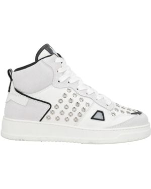 Les Hommes Trainers Leather - White