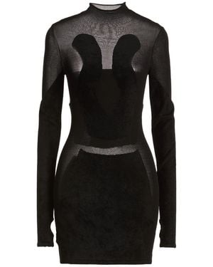 Dion Lee Mini-Kleid - Schwarz