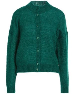Des Petits Hauts Cardigan Mohair Wool, Polyamide, Wool - Green