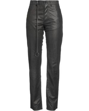Ann Demeulemeester Pants Soft Leather - Gray