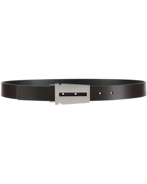Ferragamo Dark Belt Leather - Brown