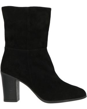 Cinzia Soft Ankle Boots Leather - Black