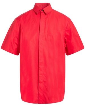 Ferragamo Shirt Cotton - Red