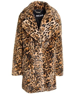 Just Cavalli Shearling- & Kunstfell - Mettallic