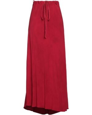 Masnada Maxi Skirt Viscose - Red