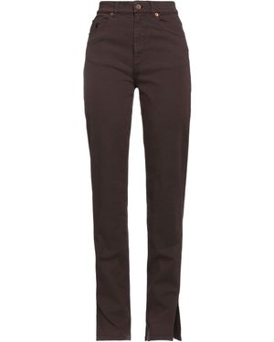European Culture Jeans Cotton, Polyester, Elastane - Brown