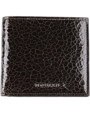 McQueen Wallet Leather - Black