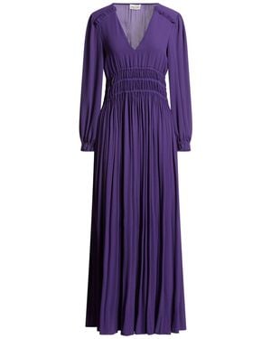 Rebel Queen Maxi Dress Polyester - Purple