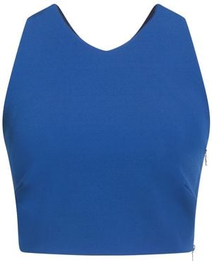 Mugler Top Viscose, Polyamide, Elastane - Blue