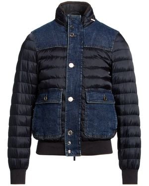 Moorer Puffer Polyamide, Cotton, Elastane - Blue