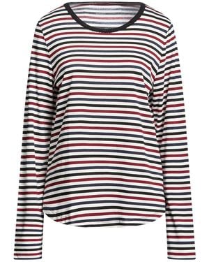 Majestic Filatures Burgundy T-Shirt Lyocell, Organic Cotton - Red