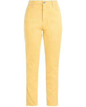 ERMANNO FIRENZE Jeans Cotton, Elastane - Yellow