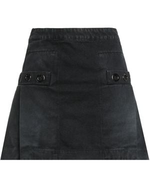 MSGM Denim Skirt - Black