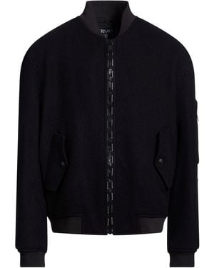 Versace Jeans Couture Jacket Wool, Polyamide - Blue