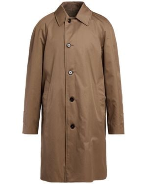 Burberry Overcoat & Trench Coat Cotton, Wool - Brown