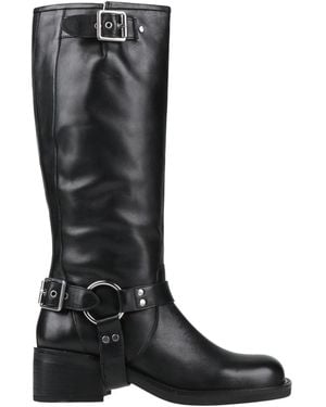 Marella Boot Leather - Black