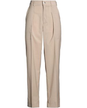 Department 5 Trousers Polyester, Virgin Wool, Elastane - Natural