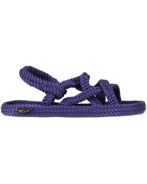 Bohonomad Sandals Textile Fibers - Blue
