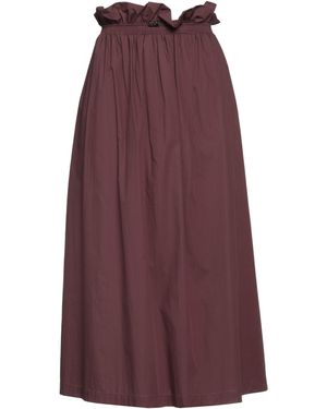 Brunello Cucinelli Maxi Skirt Cotton - Purple