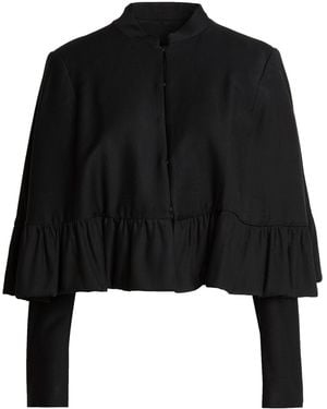 Twinset Jacket Viscose, Wool, Elastane - Black