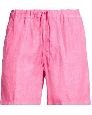 120% Lino Shorts & Bermuda Shorts Linen - Pink