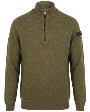 Peuterey Turtleneck Wool, Polyamide - Green