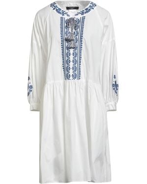 Weekend by Maxmara Mini Dress Cotton, Viscose - White