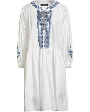 Weekend by Maxmara Mini Dress Cotton, Viscose - White