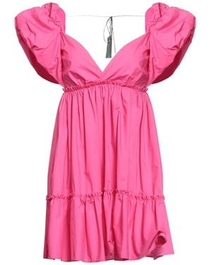 Akep Mini Dress Cotton - Purple